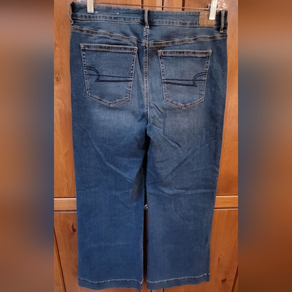 EUC | American Eagle Wide Leg Sailor Jeans - Picture 2 of 9